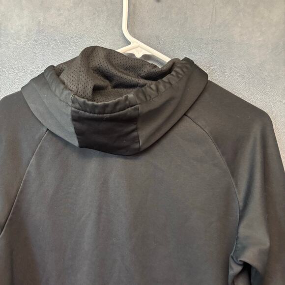 Nike Dri Fit Hoodie Mesh Lined Hood Pullover Embroidered Logo Swoosh Jumper - Picture 10 of 12